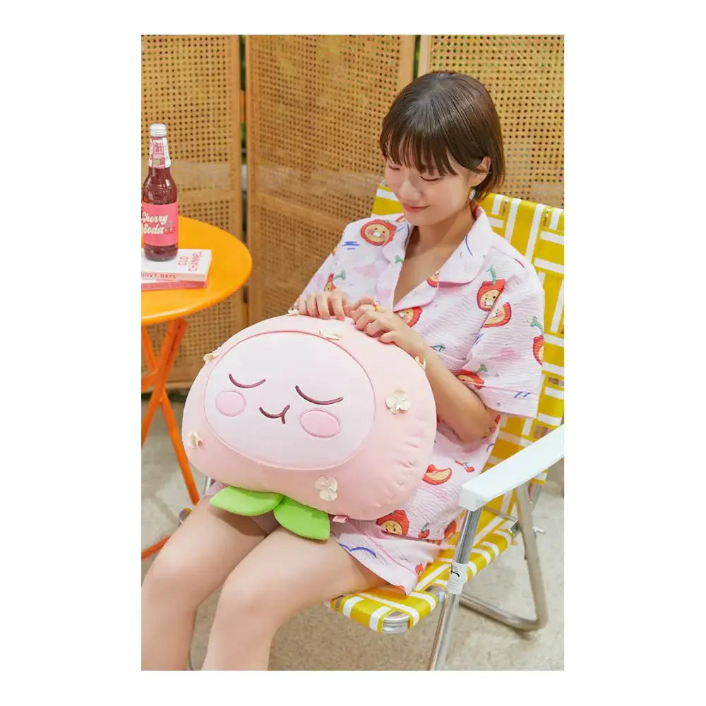 Kakao Friends - Swimming Soda City Smiling Apeach Cushion - Kakao Friends - Plush - Harumio