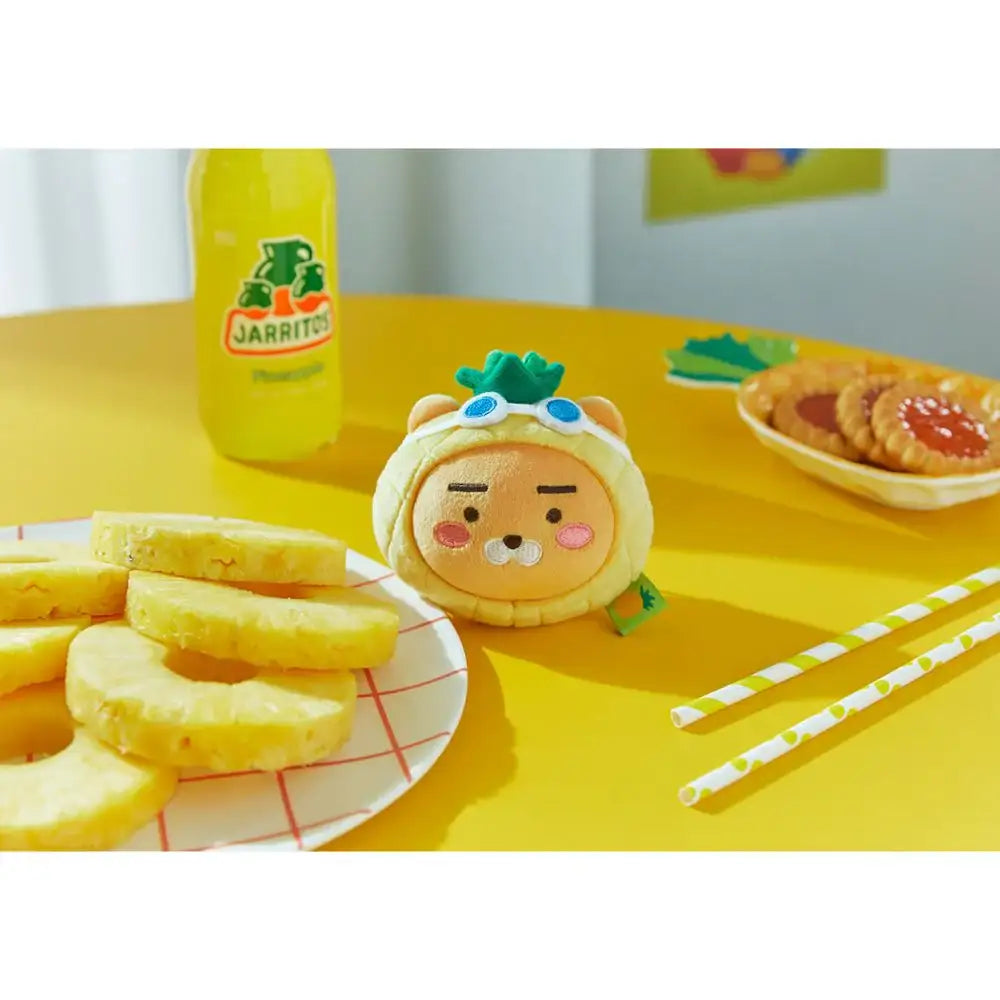 Kakao Friends - Swimming Soda City Face Keyring - Kakao Friends - Accessories - Harumio