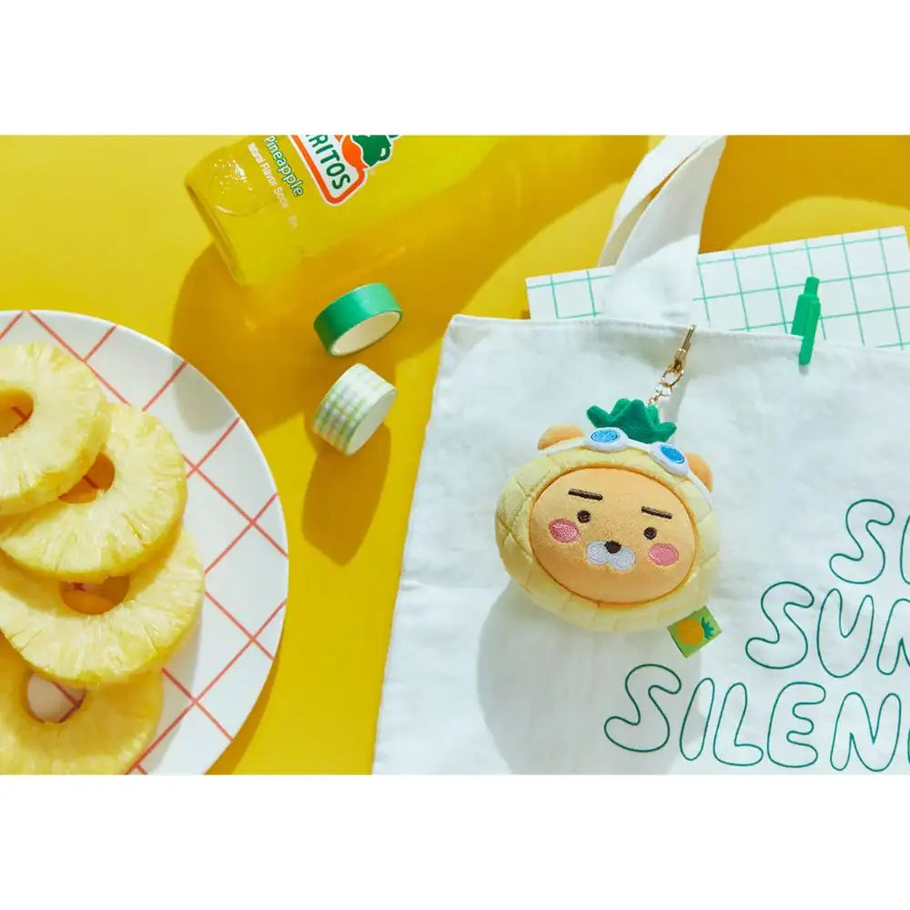 Kakao Friends - Swimming Soda City Face Keyring - Kakao Friends - Accessories - Harumio