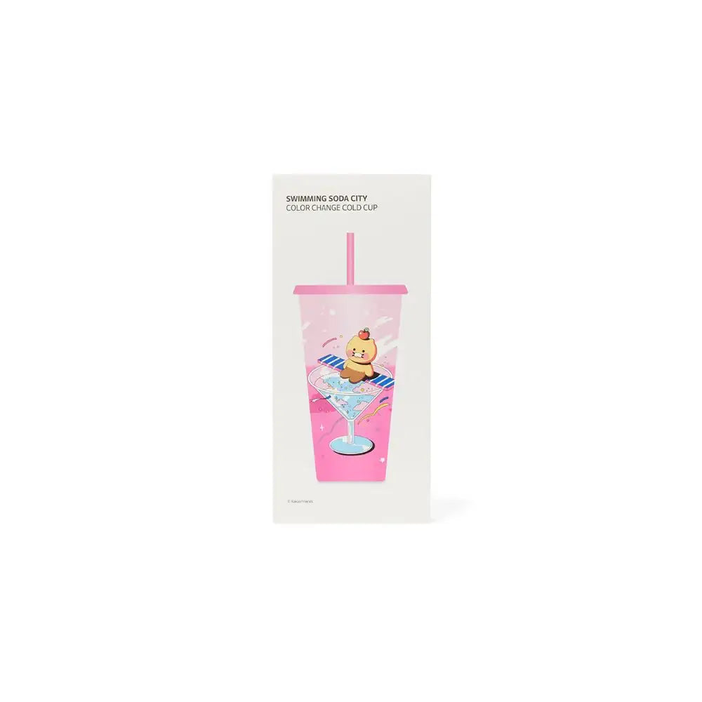 Kakao Friends - Swimming Soda City Color Change Cold Cup - Kakao Friends - Home & Living, Accessories - Harumio