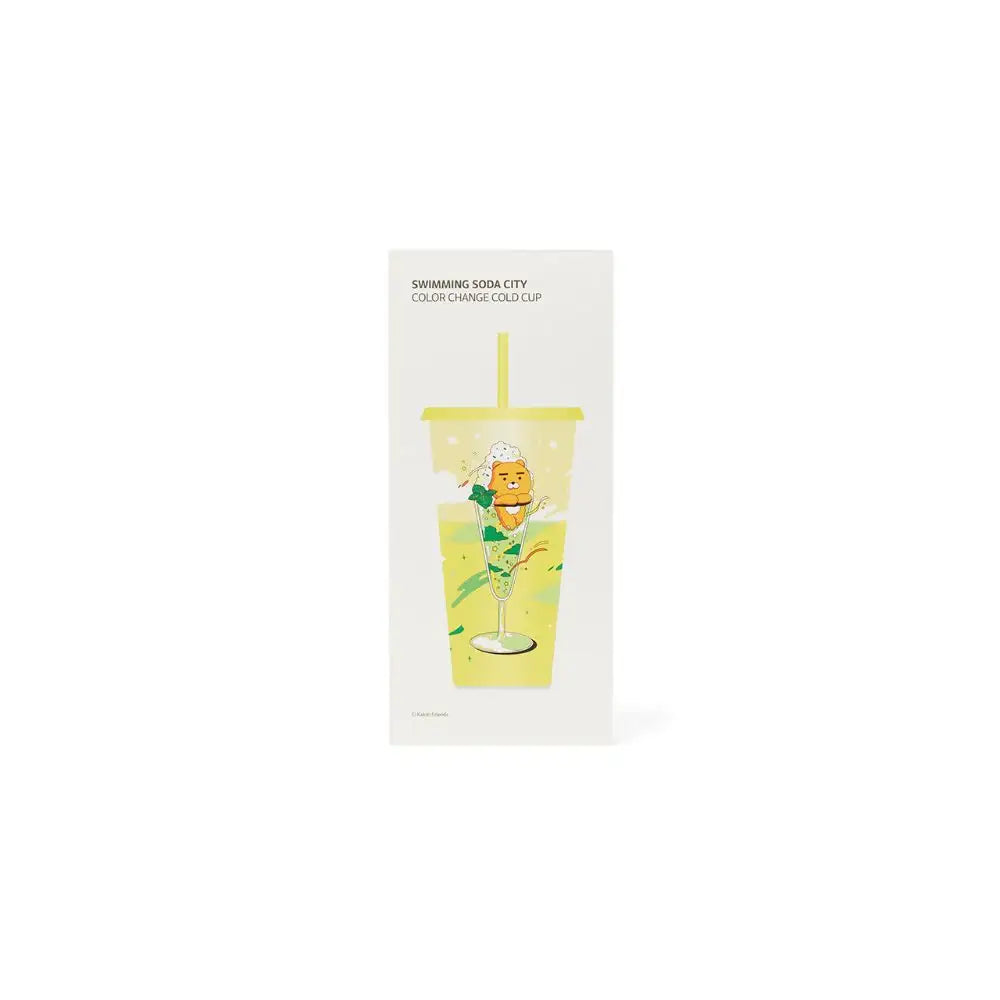 Kakao Friends - Swimming Soda City Color Change Cold Cup - Kakao Friends - Home & Living, Accessories - Harumio