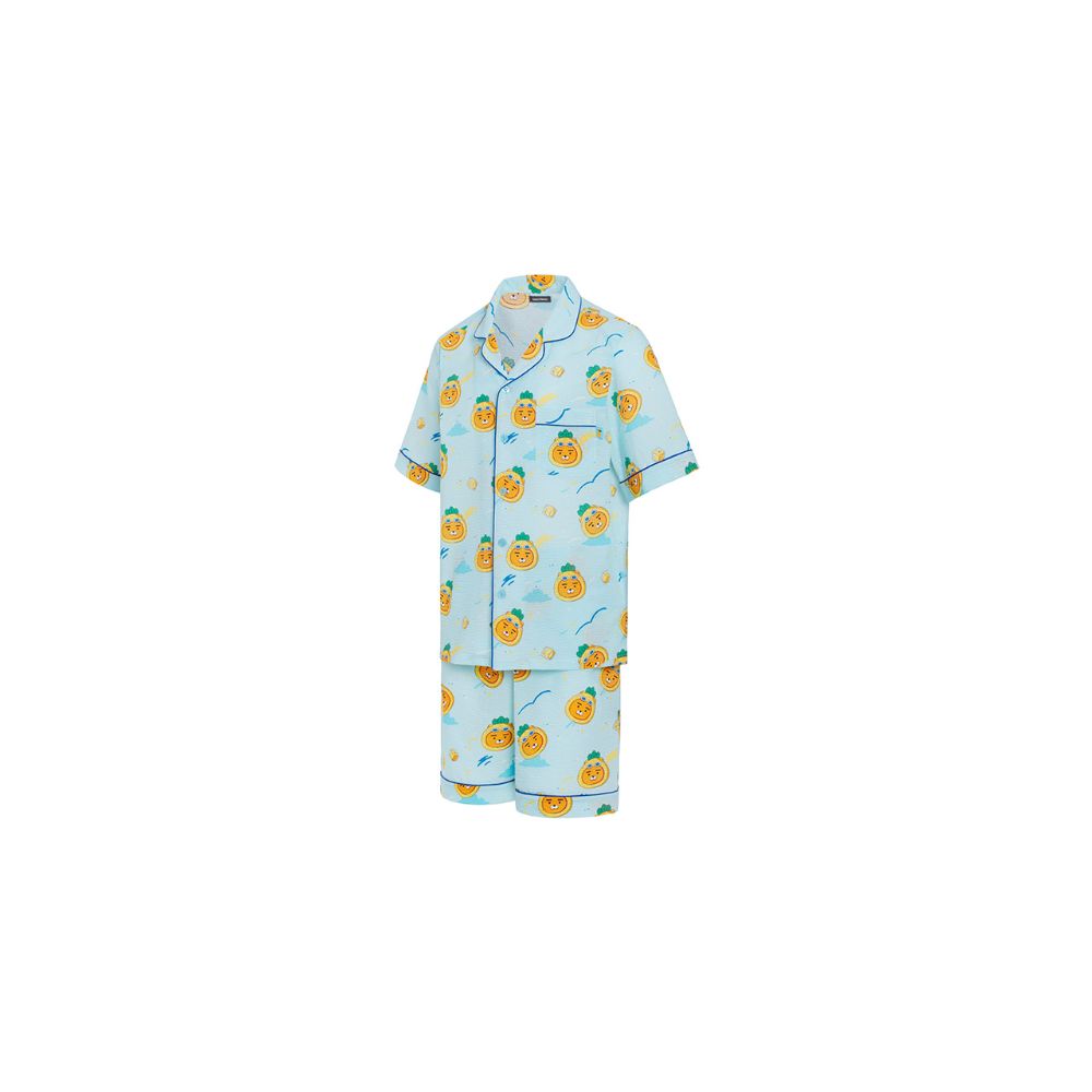 Kakao Friends - Swimming Soda City Ryan Blue Pajamas Set