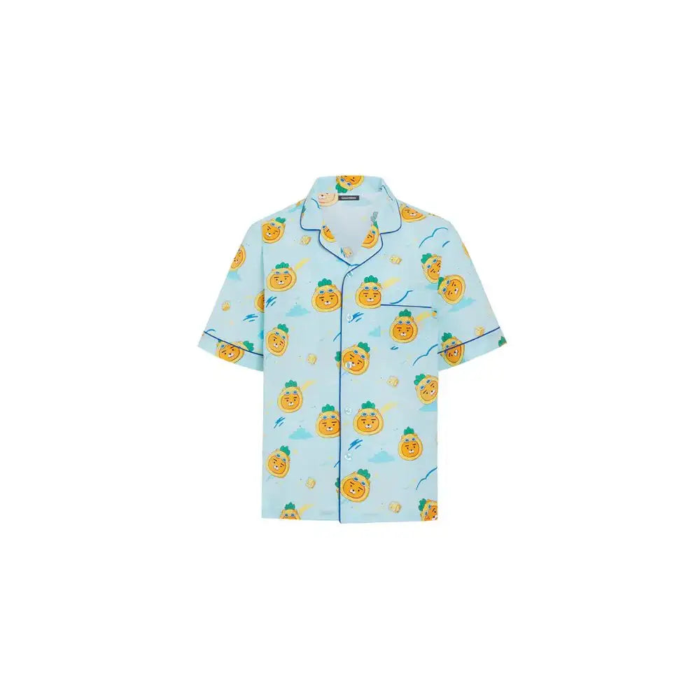 Kakao Friends - Swimming Soda City Ryan Blue Pajamas Set - Kakao Friends - Clothing - Harumio