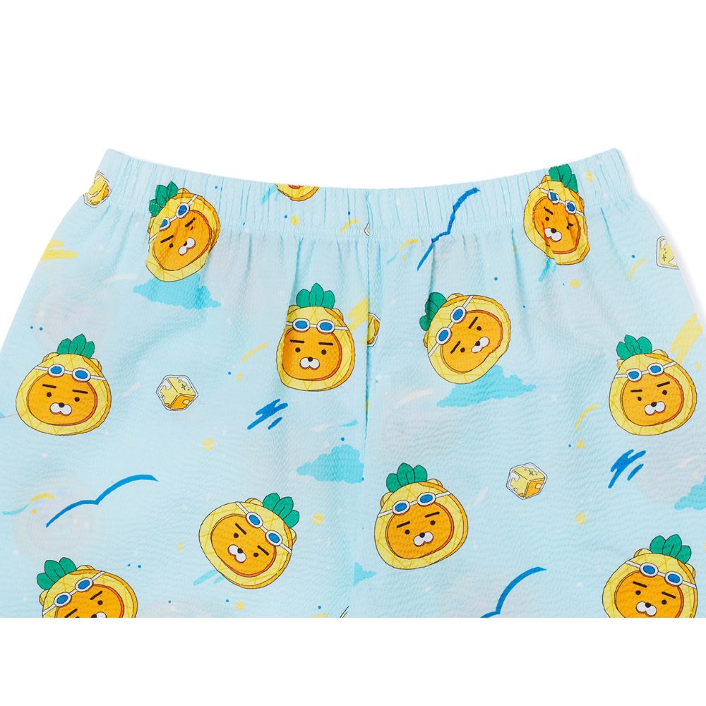 Kakao Friends - Swimming Soda City Ryan Blue Pajamas Set