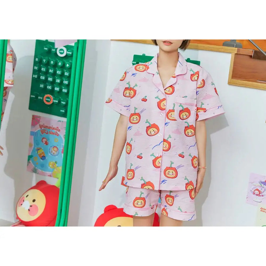 Kakao Friends - Swimming Soda City Choonsik Pajamas Set - Kakao Friends - Clothing - Harumio