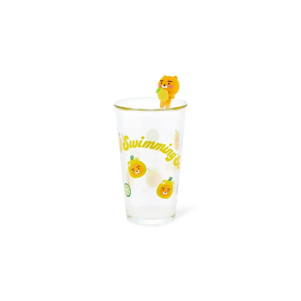 Kakao Friends - Swimming Soda City Cherry Figure Glass Cup - Kakao Friends - Home & Living, Accessories - Harumio
