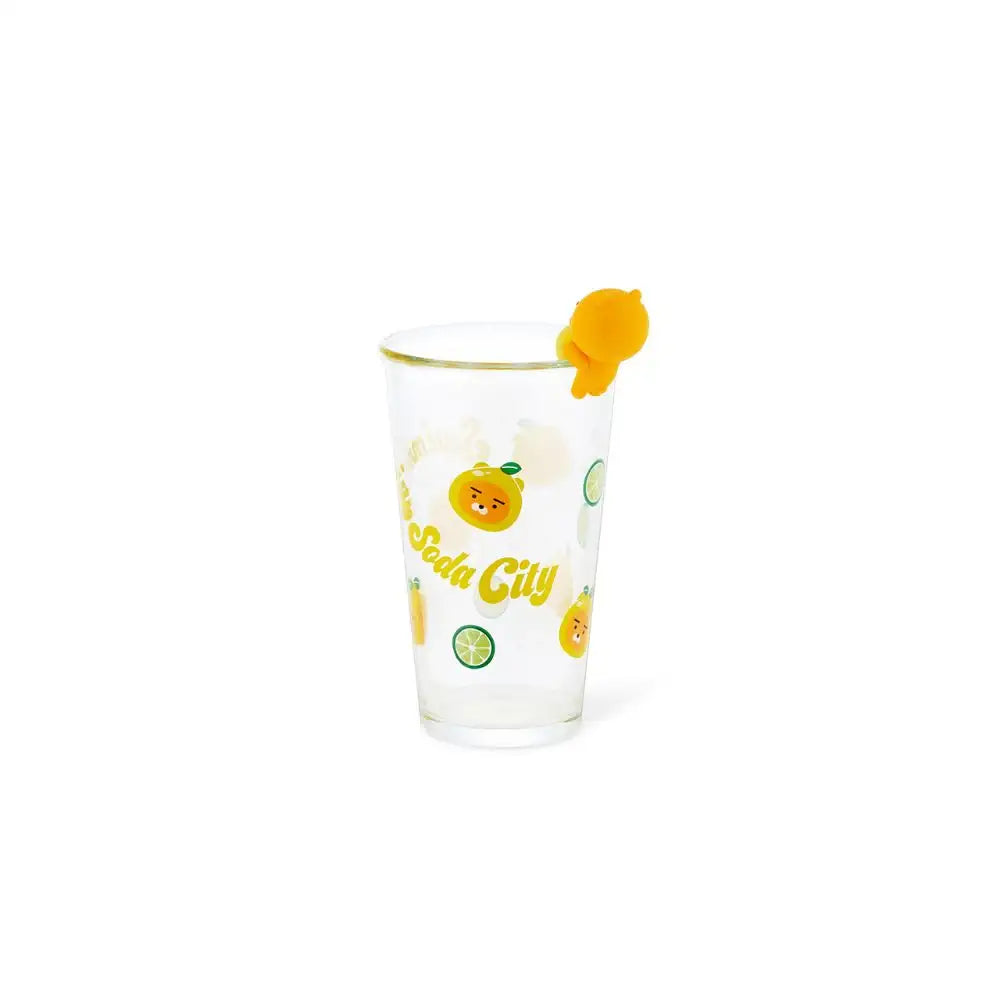 Kakao Friends - Swimming Soda City Cherry Figure Glass Cup - Kakao Friends - Home & Living, Accessories - Harumio