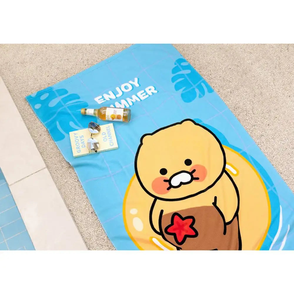 Kakao Friends - Choonsik Beach Towel - Kakao Friends - Home & Living, Accessories - Harumio