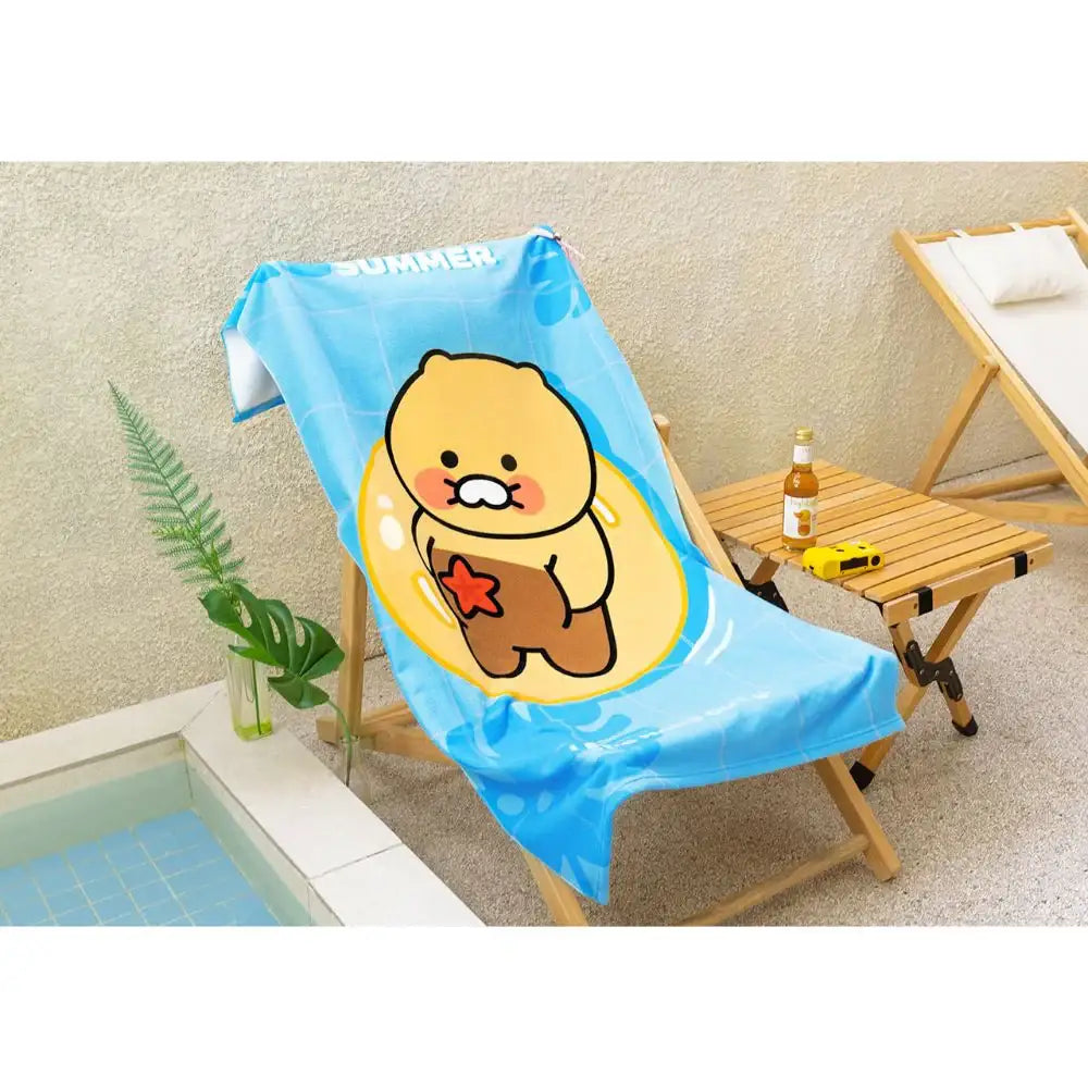 Kakao Friends - Choonsik Beach Towel - Kakao Friends - Home & Living, Accessories - Harumio