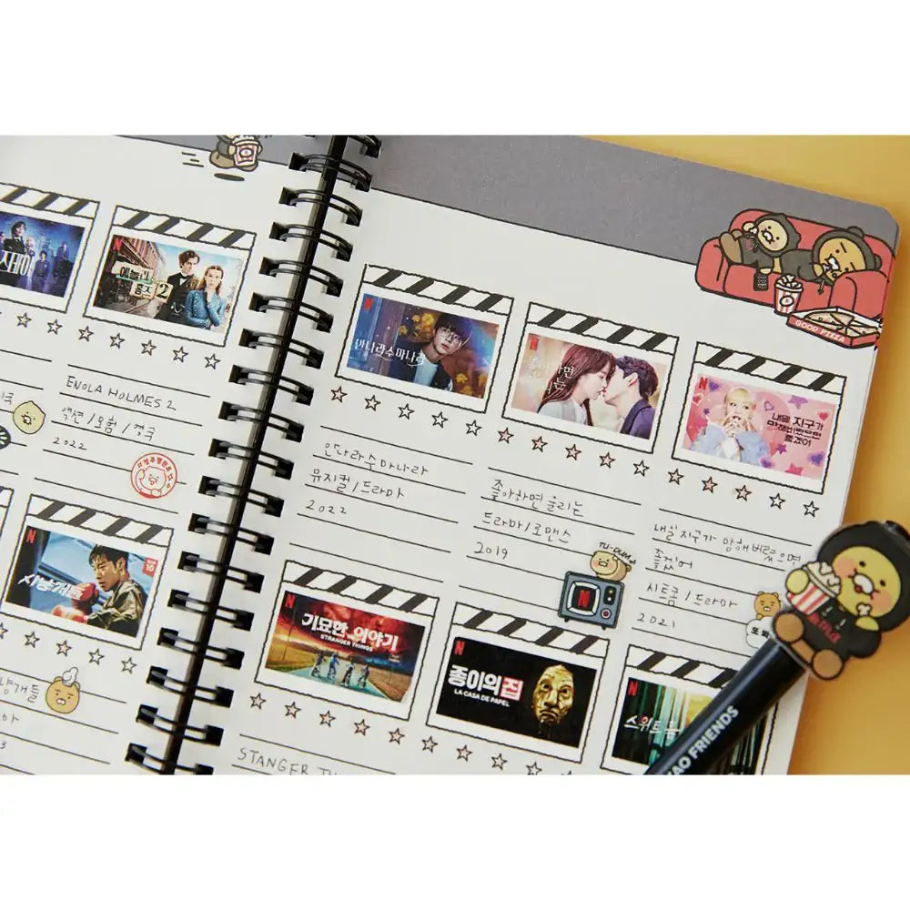 Netflix x Kakao Friends - Ryan & Choonsik Notebook - Netflix x Kakao Friend - Home & Living, Accessories - Harumio