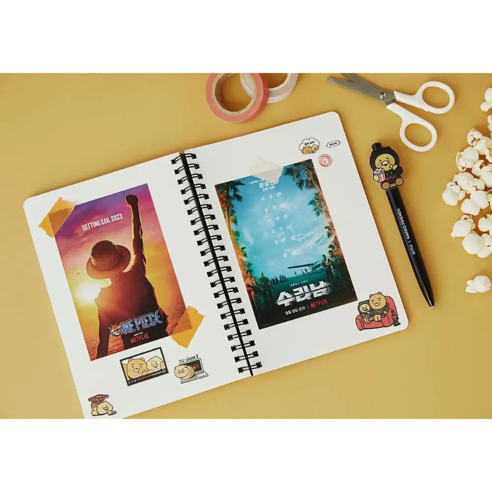 Netflix x Kakao Friends - Ryan & Choonsik Notebook - Netflix x Kakao Friend - Home & Living, Accessories - Harumio