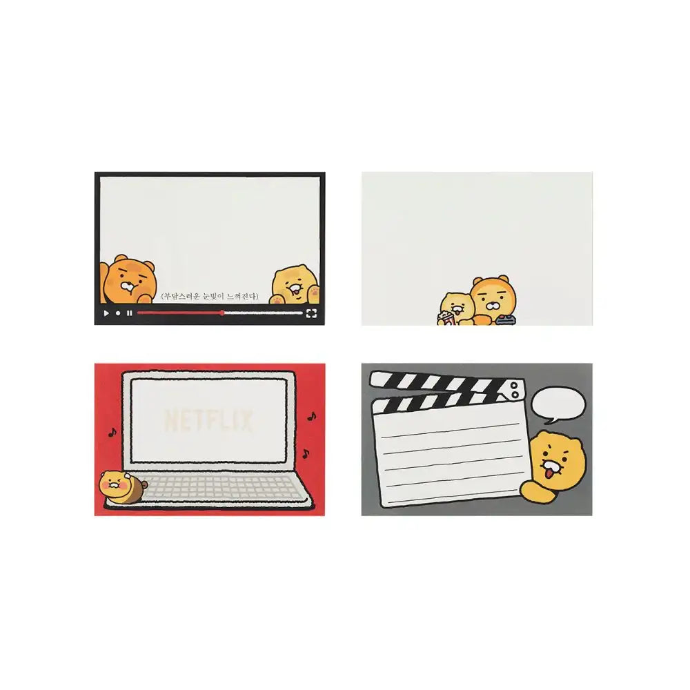 Netflix x Kakao Friends - Ryan & Choonsik Memopad - Netflix x Kakao Friend - Home & Living, Accessories - Harumio