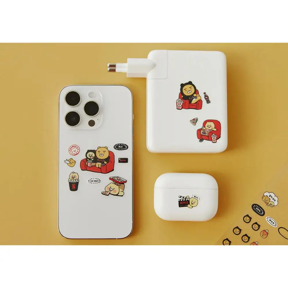 Netflix x Kakao Friends - Ryan & Choonsik Deco Sticker - Netflix x Kakao Friend - Home & Living, Accessories - Harumio