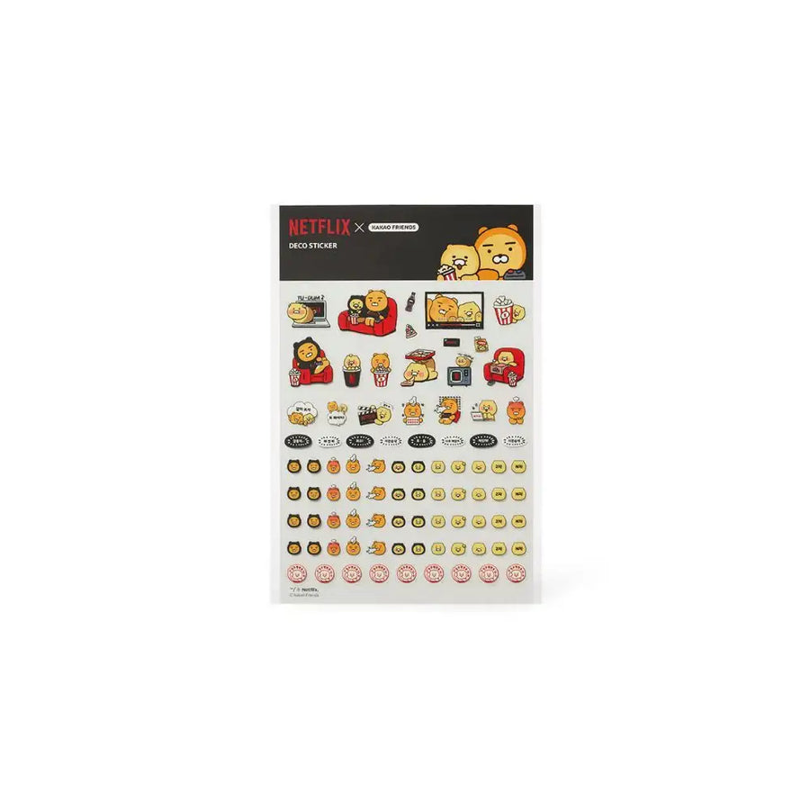 Netflix x Kakao Friends - Ryan & Choonsik Deco Sticker - Netflix x Kakao Friend - Home & Living, Accessories - Harumio