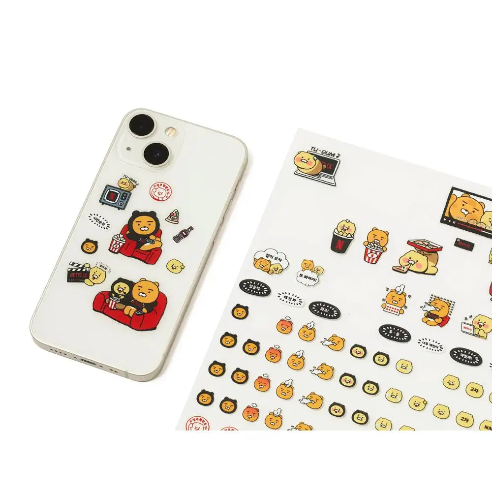 Netflix x Kakao Friends - Ryan & Choonsik Deco Sticker - Netflix x Kakao Friend - Home & Living, Accessories - Harumio