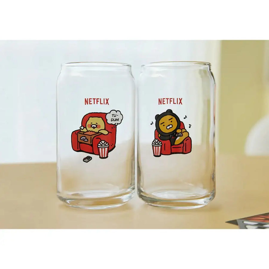 Netflix x Kakao Friends - Ryan & Choonsik Beer Cup Set (2 pcs) - Netflix x Kakao Friend - Home & Living, Accessories - Harumio