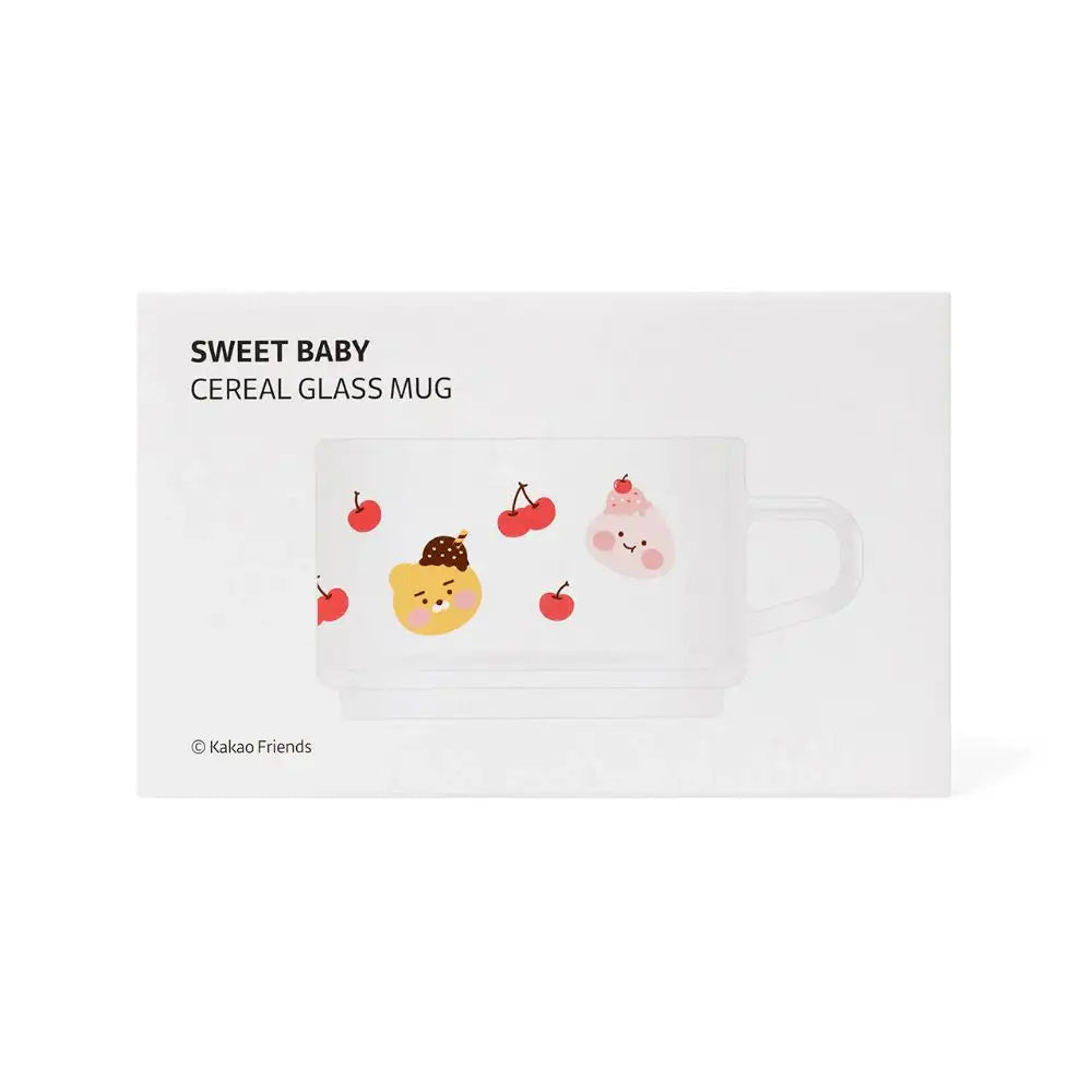 Kakao Friends - Sweet Baby Little Friends Cereal Glass Mug - Kakao Friends - Home & Living, Accessories - Harumio