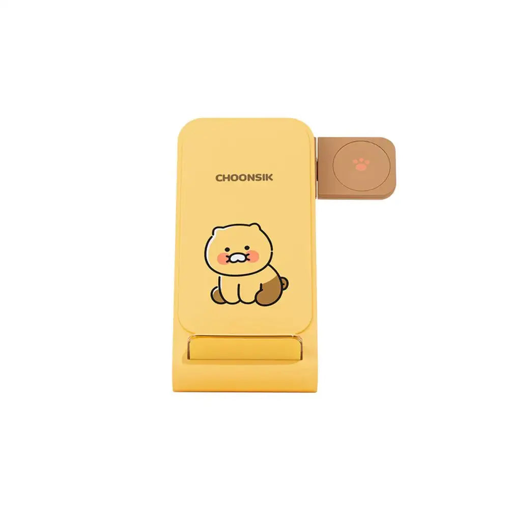 Kakao Friends - Choonsik 3 in1 Wireless Charging Pad (Apple) - Kakao Friends - Home & Living, Accessories - Harumio
