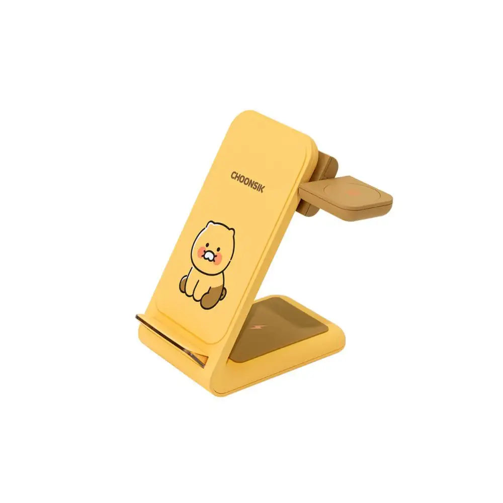 Kakao Friends - Choonsik 3 in1 Wireless Charging Pad (Galaxy) - Kakao Friends - Home & Living, Accessories - Harumio