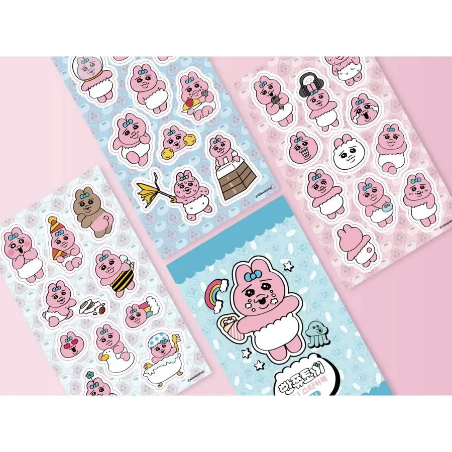 Kakao Friends - Punkyu Rabbit Mini Sticker Book Vol.1 - Kakao Friends - Home & Living, Accessories - Harumio