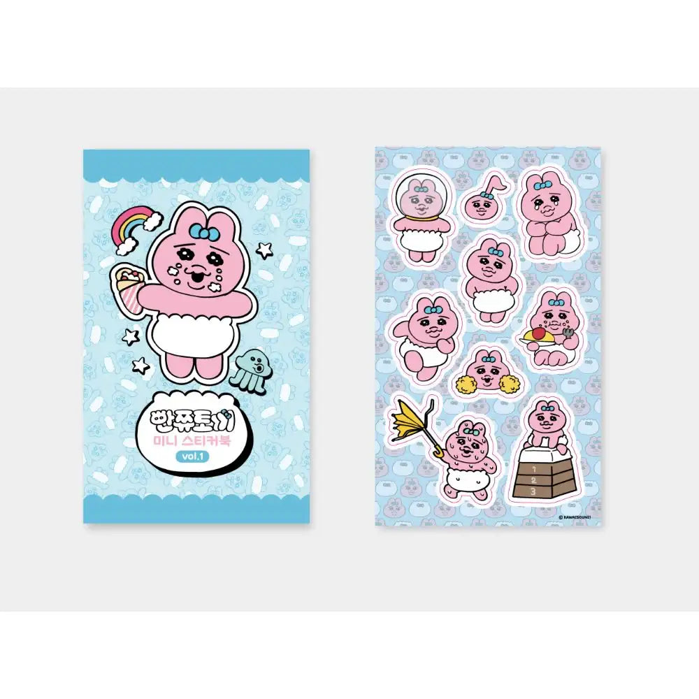 Kakao Friends - Punkyu Rabbit Mini Sticker Book Vol.1 - Kakao Friends - Home & Living, Accessories - Harumio
