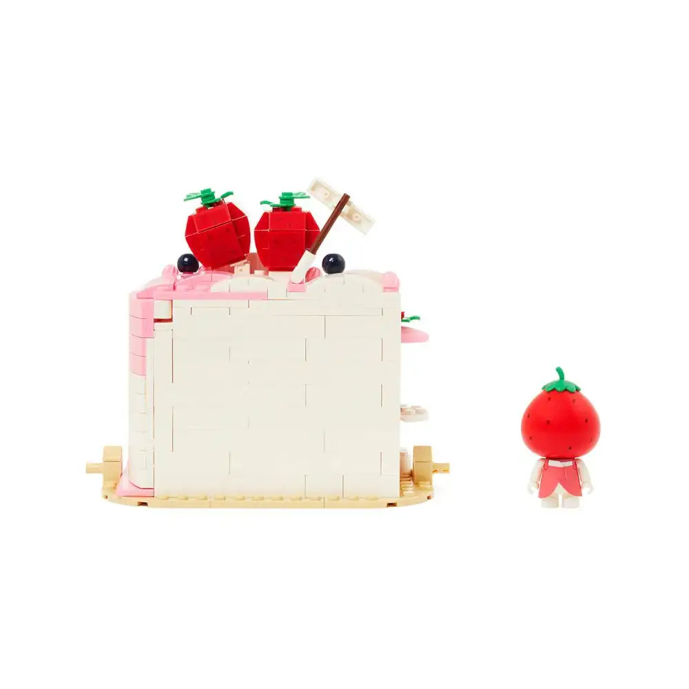 Kakao Friends - Apeach Strawberry Cake Desert Brick Figure - Kakao Friends - Toy - Harumio