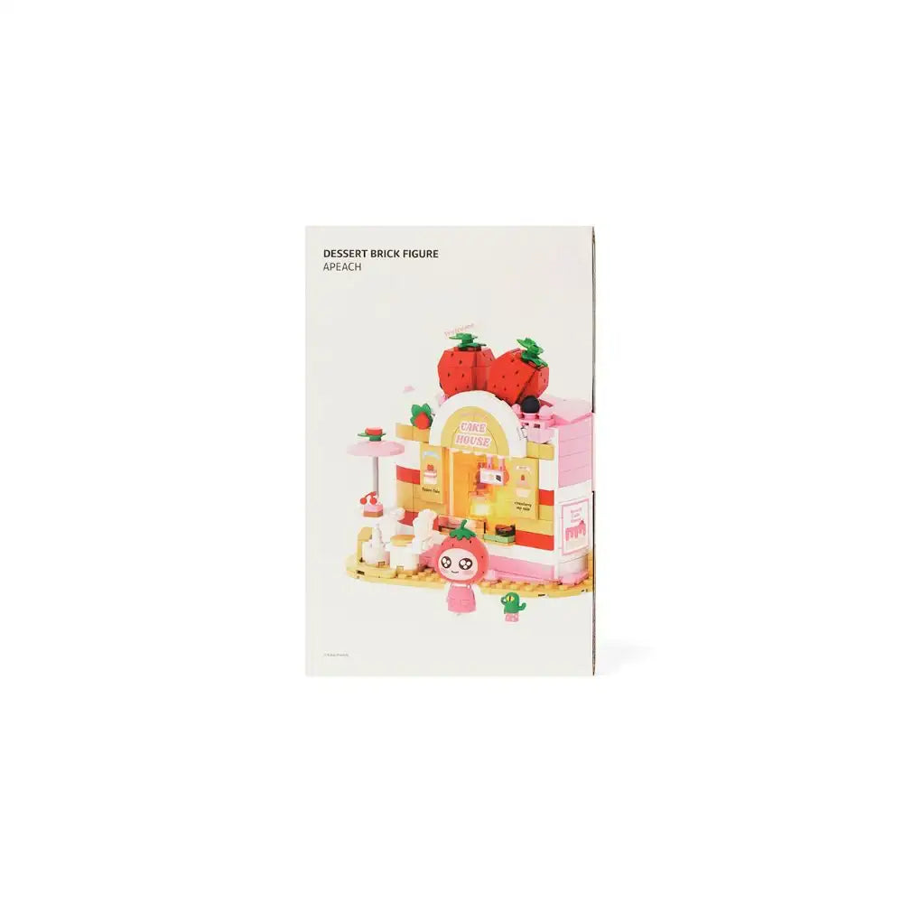 Kakao Friends - Apeach Strawberry Cake Desert Brick Figure - Kakao Friends - Toy - Harumio