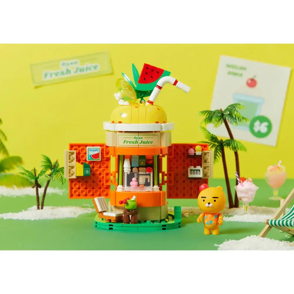 Kakao Friends - Ryan Lemon Soda Desert Brick Figure - Kakao Friends - Toy - Harumio