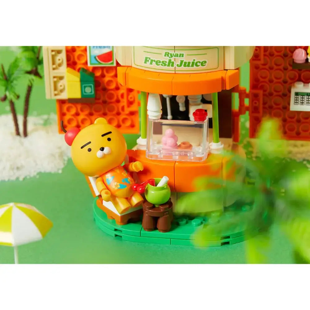 Kakao Friends - Ryan Lemon Soda Desert Brick Figure - Kakao Friends - Toy - Harumio