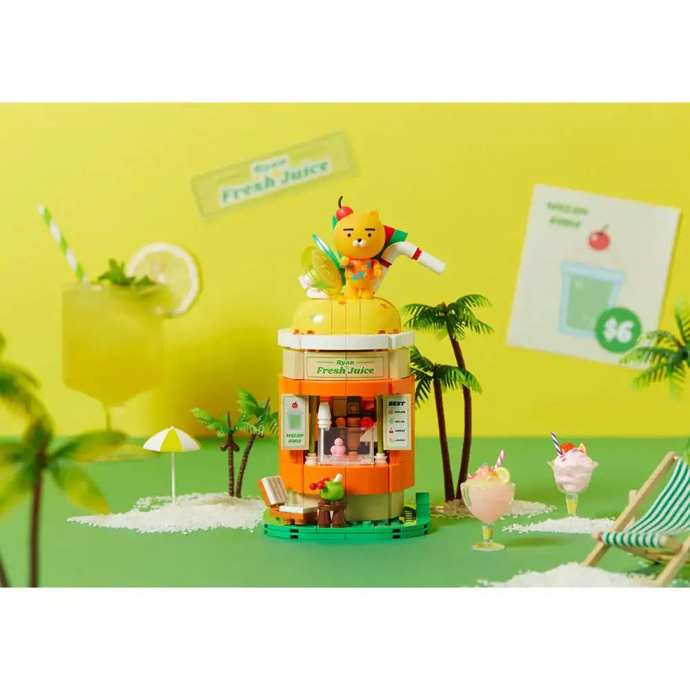 Kakao Friends - Ryan Lemon Soda Desert Brick Figure - Kakao Friends - Toy - Harumio