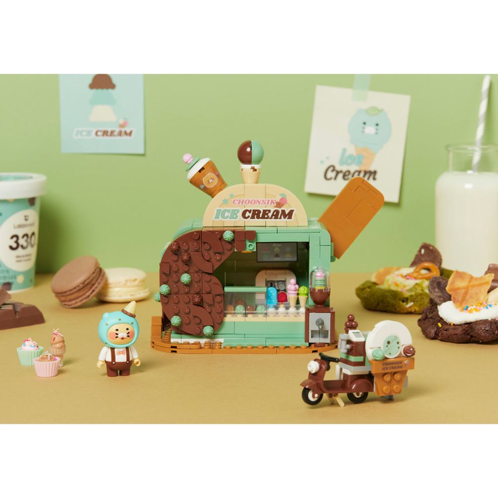 Kakao Friends - Choonsik Mint Choco Desert Brick Figure