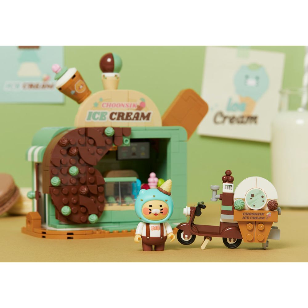 Kakao Friends - Choonsik Mint Choco Desert Brick Figure