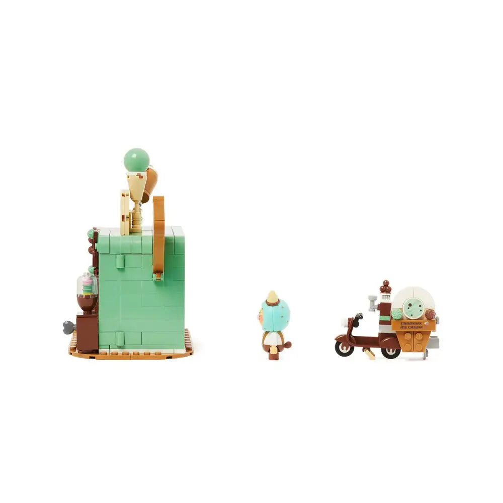 Kakao Friends - Choonsik Mint Choco Desert Brick Figure - Kakao Friends - Toy - Harumio