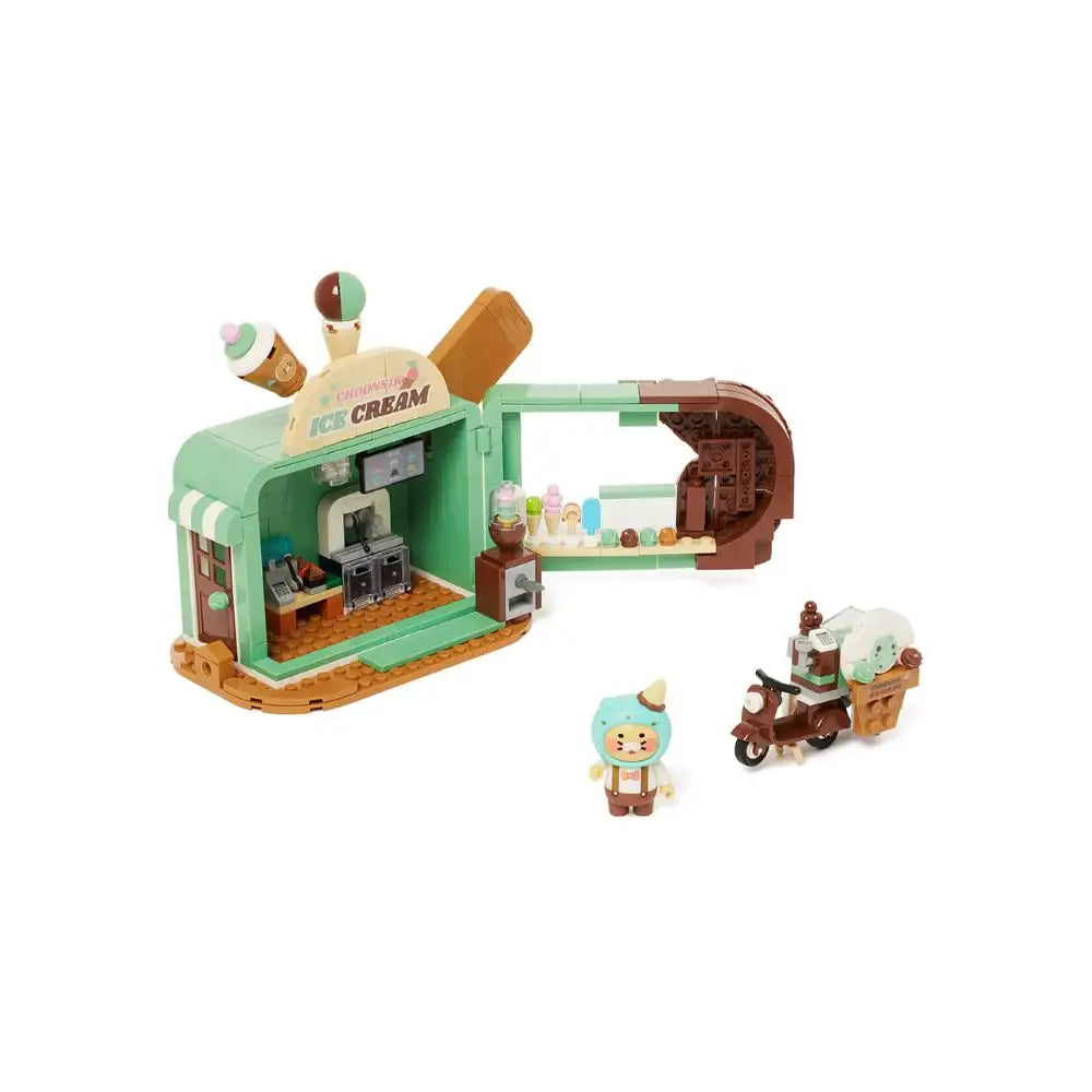 Kakao Friends - Choonsik Mint Choco Desert Brick Figure - Kakao Friends - Toy - Harumio