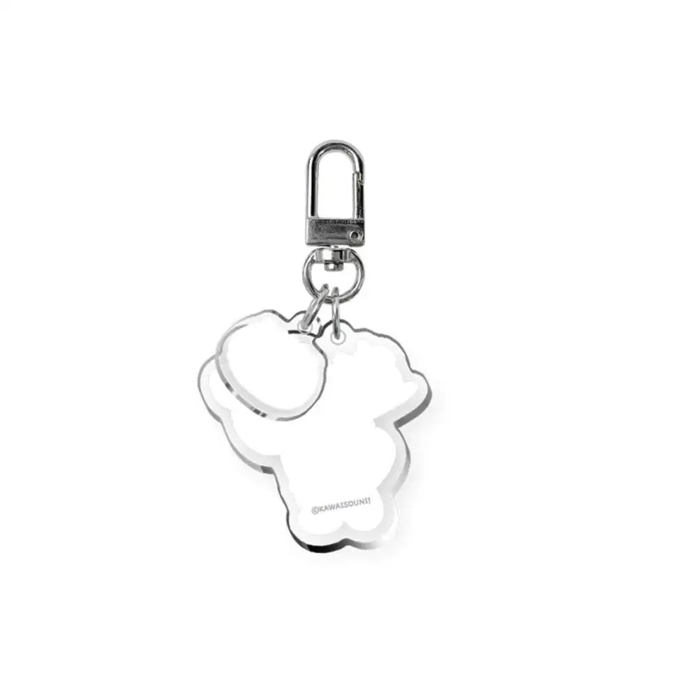 Kakao Friends - Birthday Cake Punkyu Rabbit Acrylic Keyring - Kakao Friends - Acrylic Keyring - Harumio