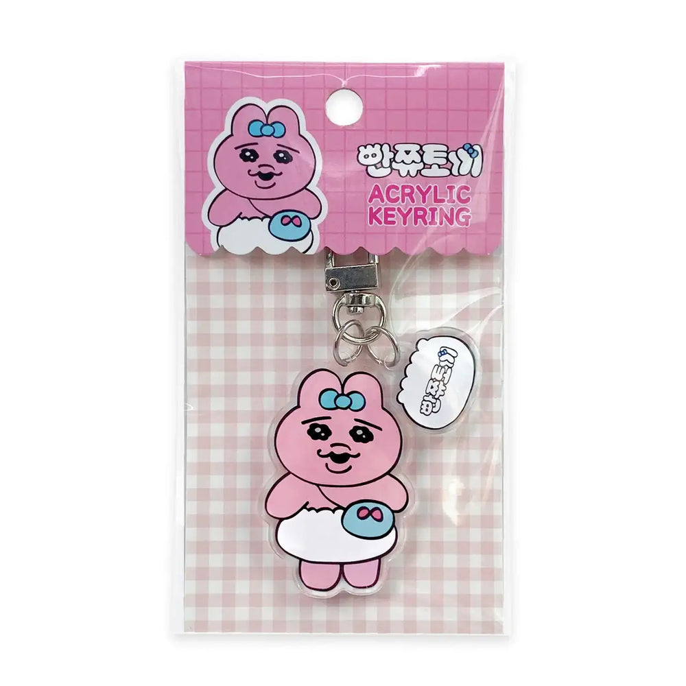 Kakao Friends - Punkyu Rabbit Pranking Acrylic Keyring - Kakao Friends - Acrylic Keyring - Harumio