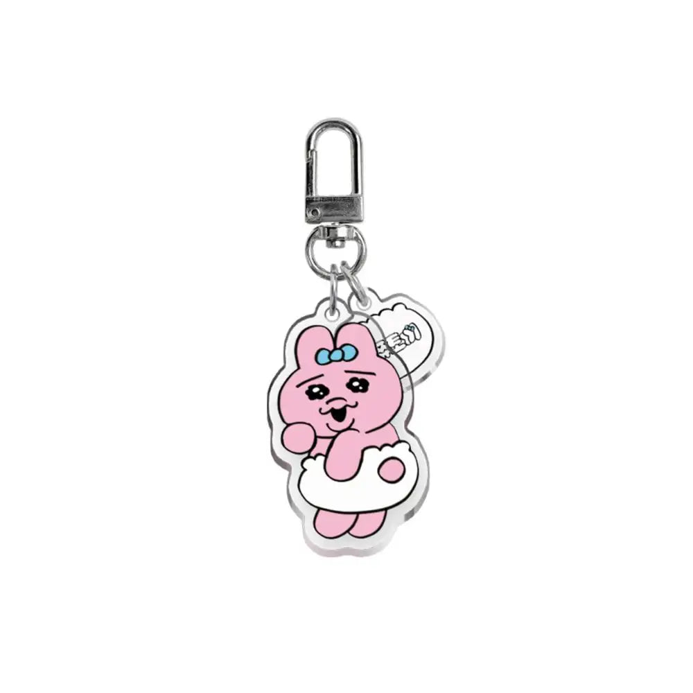 Kakao Friends - Shy Punkyu Rabbit Body Acrylic Keyring - Kakao Friends - Acrylic Keyring - Harumio