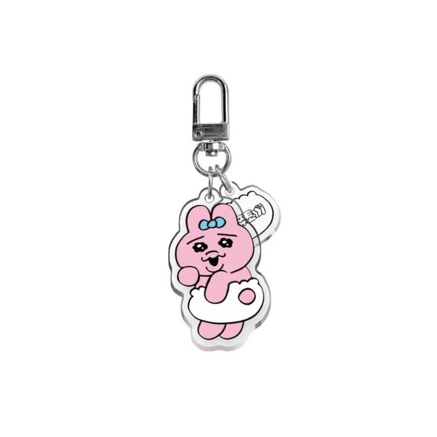 Kakao Friends - Shy Punkyu Rabbit Body Acrylic Keyring - Kakao Friends - Acrylic Keyring - Harumio