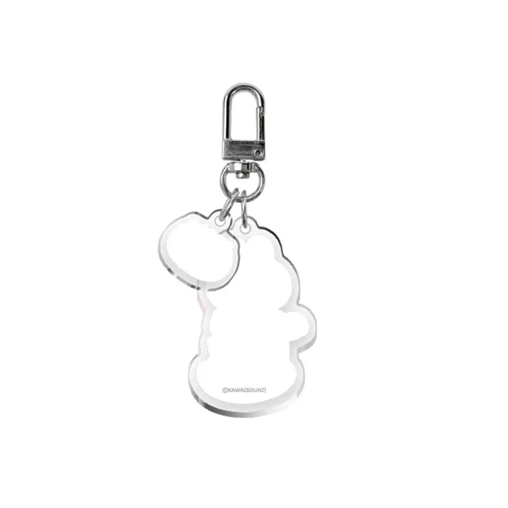 Kakao Friends - Punkyu Rabbit & Swan Body Acrylic Keyring - Kakao Friends - Acrylic Keyring - Harumio