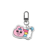 Kakao Friends - Rainbow Punkyu Rabbit Acrylic Keyring - Kakao Friends - Acrylic Keyring - Harumio