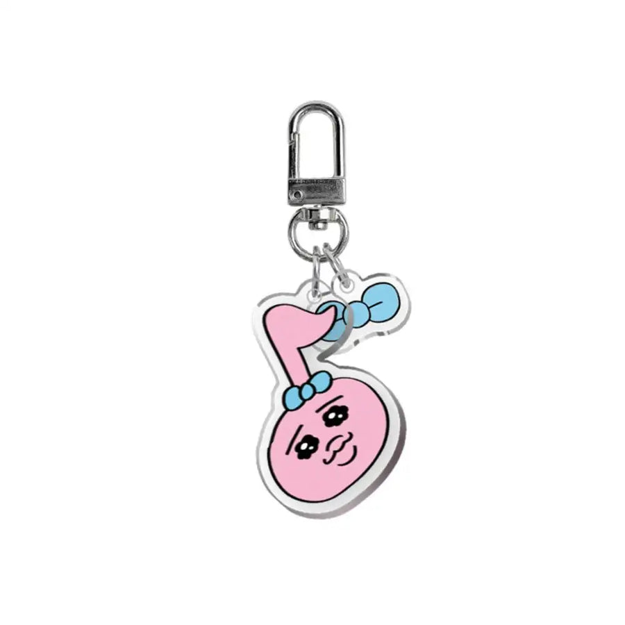 Kakao Friends - Punk Punkyu Rabbit Note Acrylic Keyring - Kakao Friends - Acrylic Keyring - Harumio