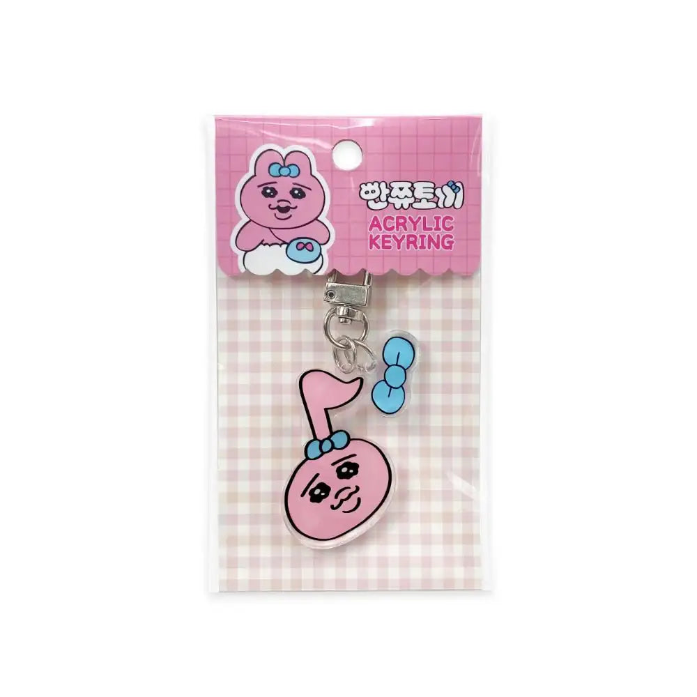 Kakao Friends - Punk Punkyu Rabbit Note Acrylic Keyring - Kakao Friends - Acrylic Keyring - Harumio