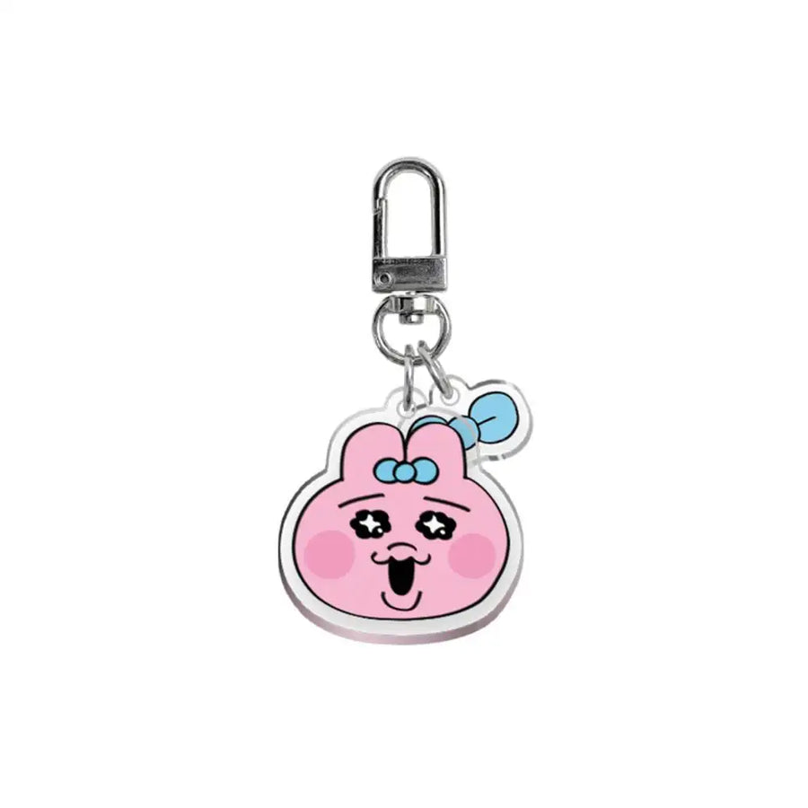 Kakao Friends - Glittering Happy Punkyu Rabbit Acrylic Keyring - Kakao Friends - Acrylic Keyring - Harumio