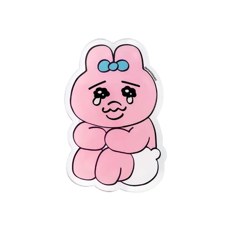 Kakao Friends - Crying Punkyu Rabbit Acrylic Tok - Kakao Friends - Grip Talk - Harumio
