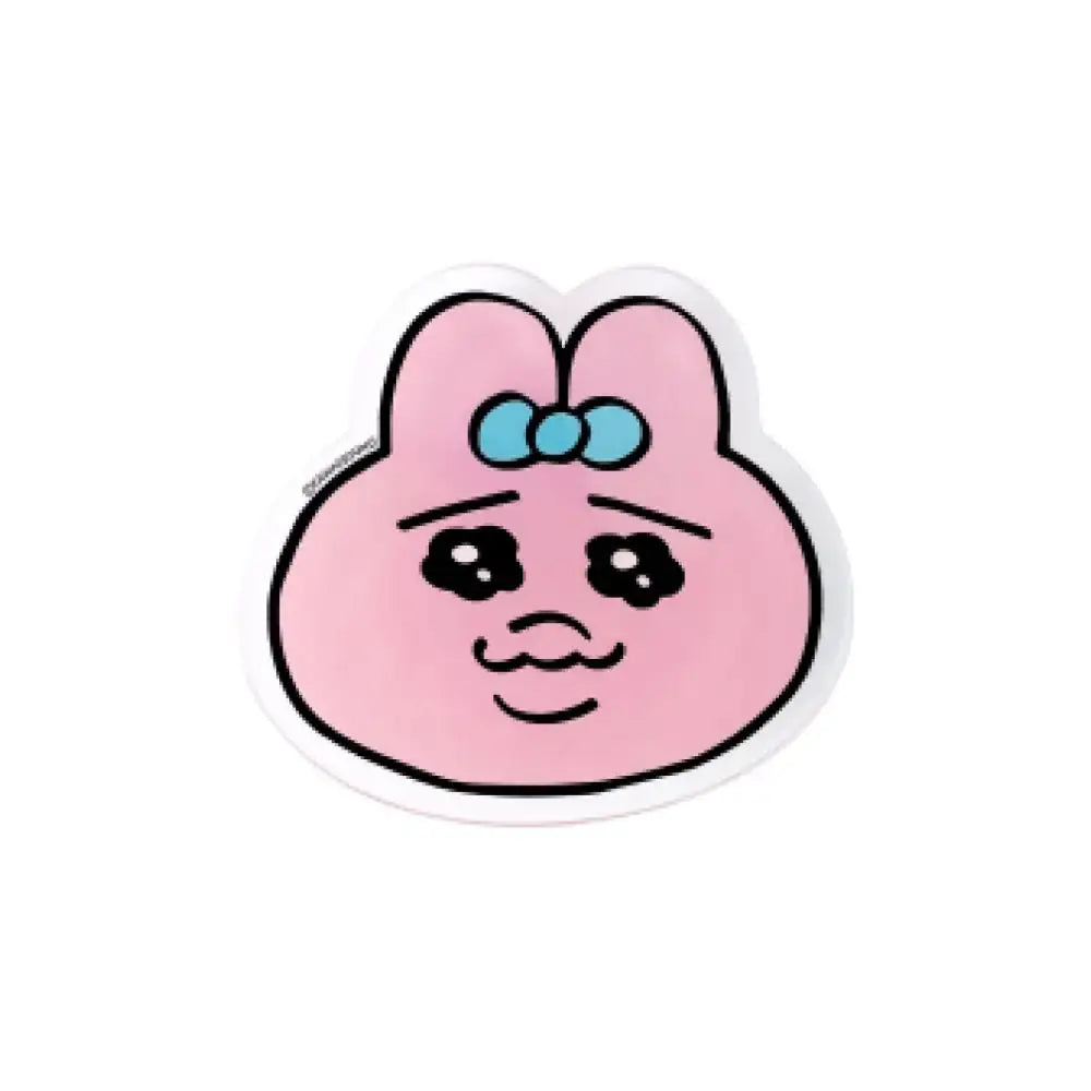 Kakao Friends - Punkyu Rabbit Miso Face Acrylic Tok - Kakao Friends - Acrylic Keyring - Harumio