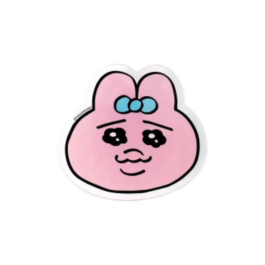 Kakao Friends - Punkyu Rabbit Miso Face Acrylic Tok - Kakao Friends - Acrylic Keyring - Harumio