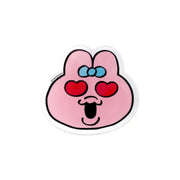 Kakao Friends - Punkyu Rabbit Heart Face Acrylic Tok - Kakao Friends - Acrylic Keyring - Harumio