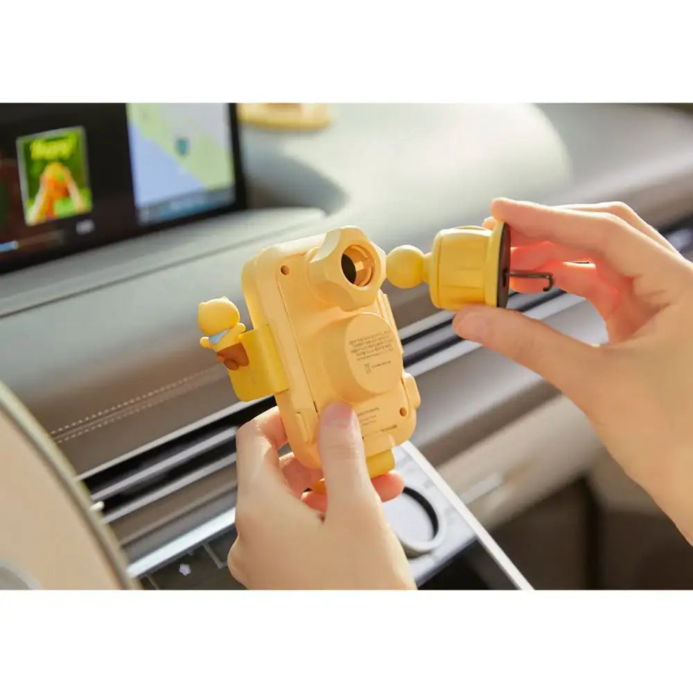 Netflix DP x Kakao Friends - Choonsik Auto Wireless Vehicle Charging Cradle - Netflix DP x Kakao Friends - Home & Living, Accessories - Harumio