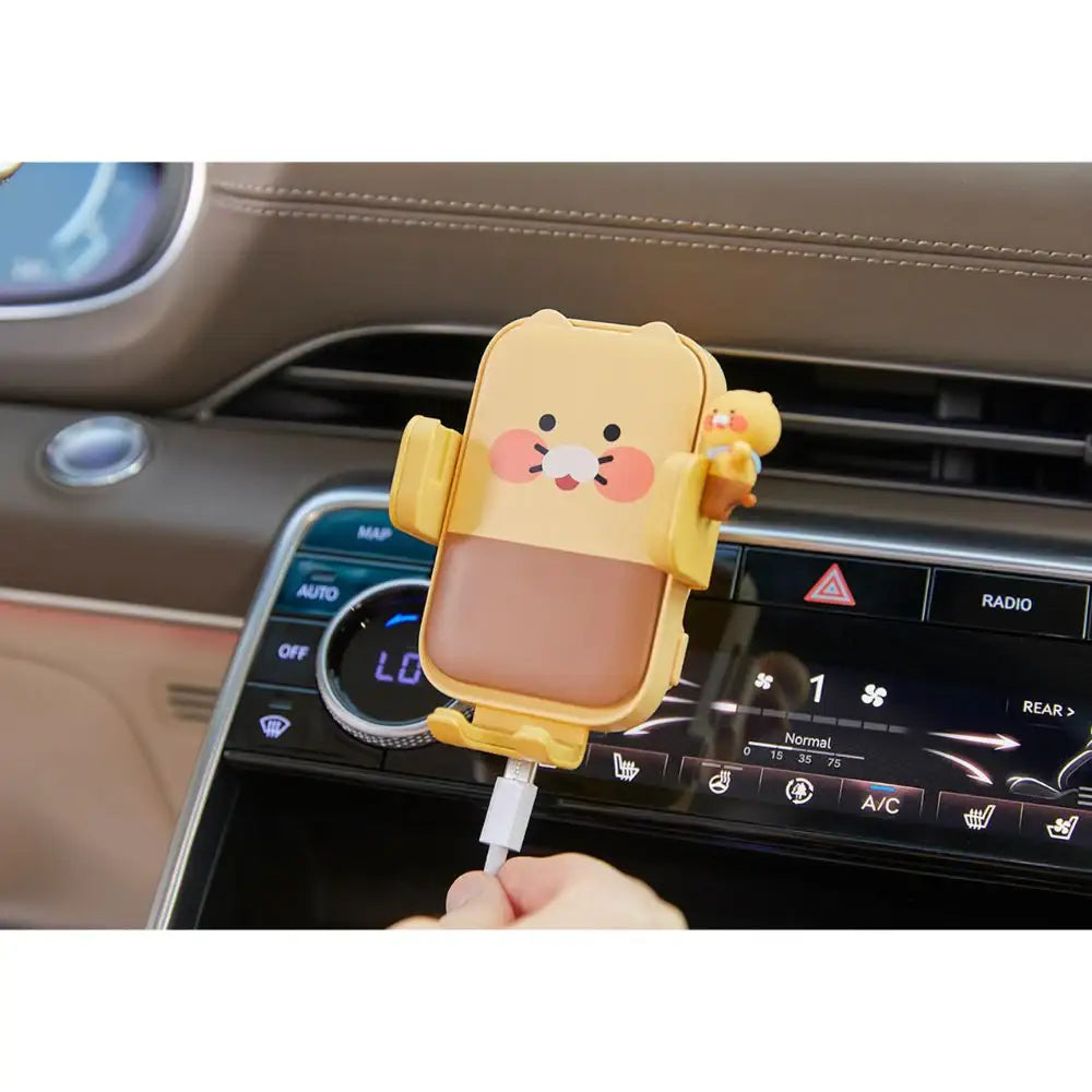 Netflix DP x Kakao Friends - Choonsik Auto Wireless Vehicle Charging Cradle - Netflix DP x Kakao Friends - Home & Living, Accessories - Harumio