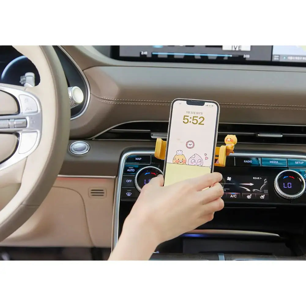 Netflix DP x Kakao Friends - Choonsik Auto Wireless Vehicle Charging Cradle - Netflix DP x Kakao Friends - Home & Living, Accessories - Harumio